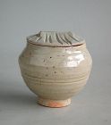 Chinese Song / Yuan Dynasty Qingbai Glazed Porcelain Covered Jar