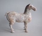 Chinese Western Han Dynasty Painted Pottery Horse with Oxford TL Test