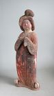 SALE Fine Chinese Tang Dynasty Pottery Female Courtier ("Fat Lady")