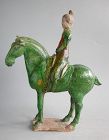 SALE Rare Chinese Tang Dynasty Sancai Glazed Horse with Oxford TL Test