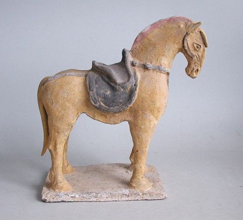 Rare Chinese Northern Dynasties Painted Pottery Horse (AD386-581)