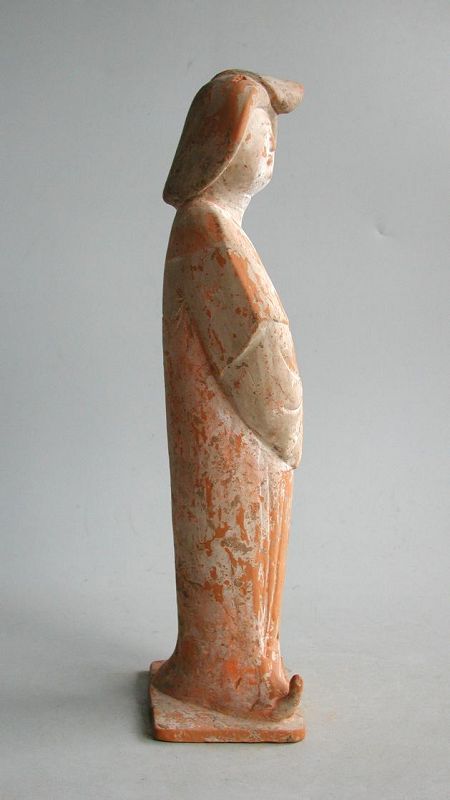 Chinese Tang Dynasty Painted Pottery Female Courtier (“Fat Lady”)