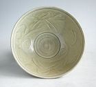 SALE Fine Chinese Song Dynasty Incised Celadon Bowl (Ex. Lammers)