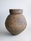 SALE Chinese Eastern Zhou / Warring States Cord-Impressed Pottery Jar