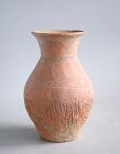 Chinese Neolithic Qijia Incised & Cord-Impressed Pottery Jar