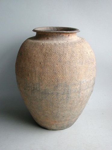 Fine Large Chinese Warring States Impressed Pottery Jar with Oxford TL