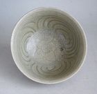 Thai 13th -15th Century Incised Celadon Bowl (Ex. Grahame Clarke)