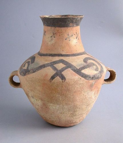 Rare Large Chinese Neolithic Xindian Culture Pottery Jar c.1200BC