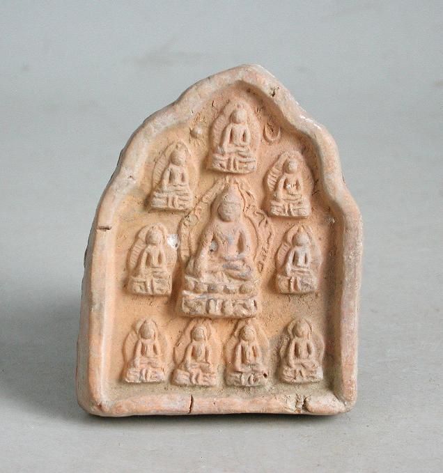 SALE Ancient Chinese Buddhist Pottery Amulet - Ming Dynasty