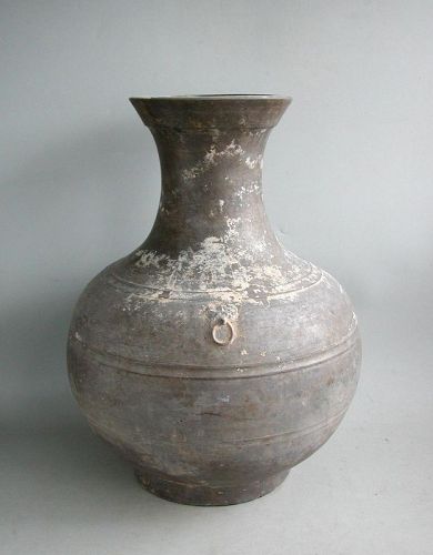 LARGE Chinese Han Dynasty Burnished Pottery Hu Jar + Oxford TL Test