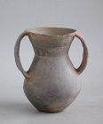 Chinese Neolithic Twin-Handled Pottery Jar - Qijia Culture