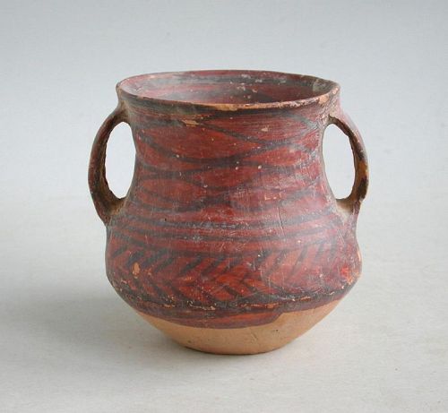 Chinese Neolithic Painted Pottery Jar - Machang (c. 2300-2000 BC)