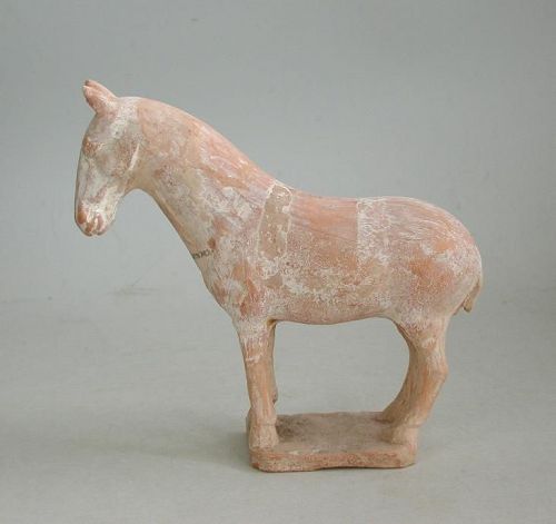 SALE Small Chinese Tang Dynasty Painted Pottery Horse