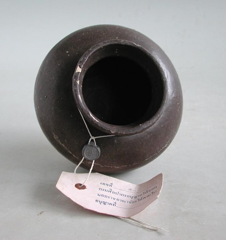 Chinese 19th Century Glazed Stoneware Shipwreck Jar (not Song)