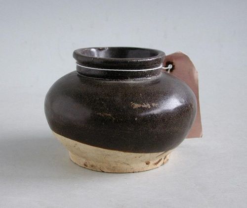 Chinese 19th Century Glazed Stoneware Shipwreck Jar (Not Song)