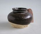 Chinese 19th Century Glazed Stoneware Shipwreck Jar