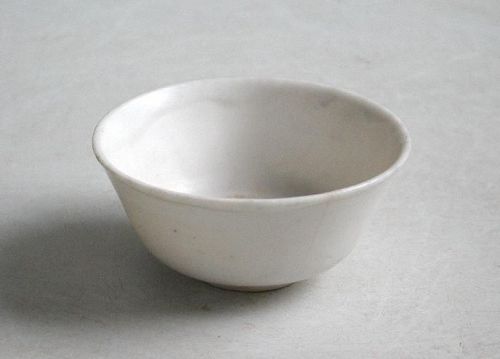 Chinese Ming Dynasty Monochrome White Porcelain Wine Cup