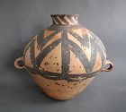 Large Chinese Neolithic Machang Painted Pottery Jar Ex.Christie's 1997