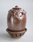 Chinese Song Dynasty Stoneware Jar with Rare Stand & Cover - Dragon