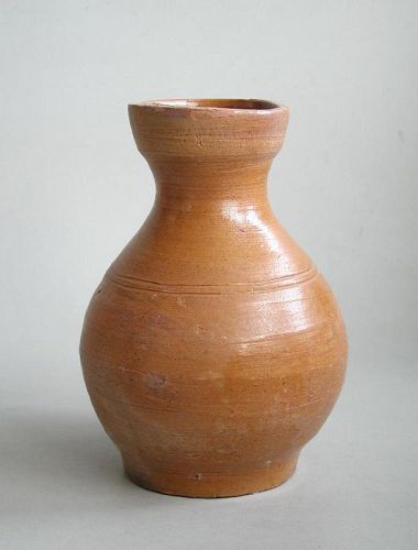 Chinese Han Dynasty Glazed Pottery Jar - Cracked (206 BC - AD 220)