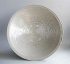 Rare Large Chinese Song Dynasty Qingbai Glazed Porcelain Dish