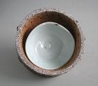 Chinese Northern Song Dynasty Qingbai Porcelain Bowl in Kiln Saggar