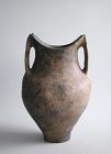 Fine & Rare Chinese Neolithic Siwa Culture Burnished Black Pottery Jar