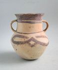 Rare Chinese Neolithic Xindian Culture Painted Pottery Jar