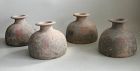 4 x Fine Rare Chinese Han Dynasty Inscribed Pottery Jars with TL Test