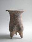 Fine Chinese Neolithic Xiajiadian Culture Burnished Pottery Li Tripod