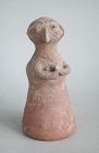 Indus Valley Bronze Age Pottery Female Figure (c.3300 - 1300 BC)