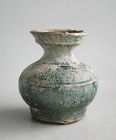 Fine Chinese Han Dynasty Glazed Pottery Hu Jar