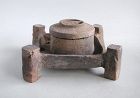 Fine & Rare Chinese Western Han Dynasty Pottery Rice Mill / Millstone