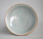 Chinese Song / Yuan Dynasty Carved Qingbai Porcelain Bowl