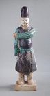 Fine Chinese Ming Dynasty Fahua Glazed Pottery Figure