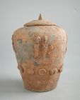 SPECIAL OFFER: Chinese Song / Yuan Dynasty Buddhist Pottery Zodiac Jar