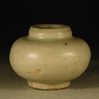 Small Chinese Late Song, Yuan Dynasty, Longquan Type Celadon Water Pot