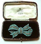 Victorian Bow Brooch in Original Box