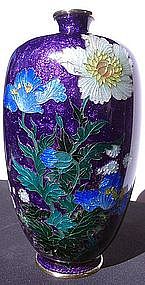 Japanese Cloisonne Vase, Signed