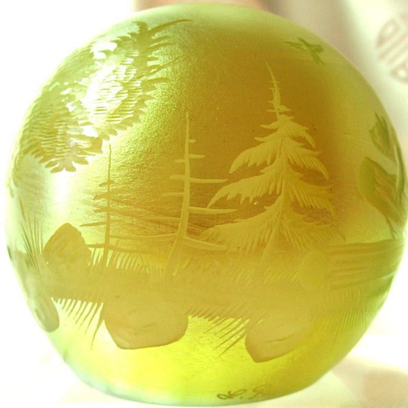 Orient &amp; Flume Paperweight signed L Richter