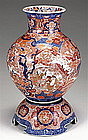 Rare Japanese Imari Vase on Stand