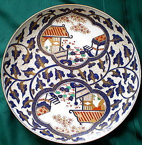 Imari Charger - Village Scene