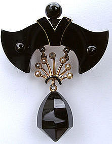 14K Victorian Mourning Brooch