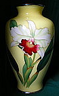 Japanese Cloisonne Vase signed Ando Jubei