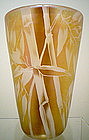 Correia Studio Gold Etched Bamboo Vase