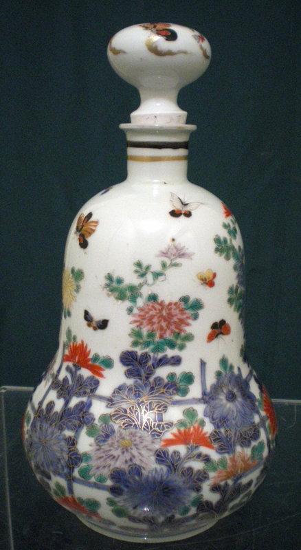 Hichozan Fukugawa Porcelain Bottle Vase