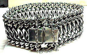 SILVER PLATE  BRACELET - CLASSIC DESIGN