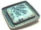 FRANCES HOLMES BOOTHBY FHB STER./MOSS AGATE PIN