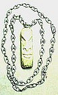 STERLING IVORY MASK NECKLACE - MEXICO