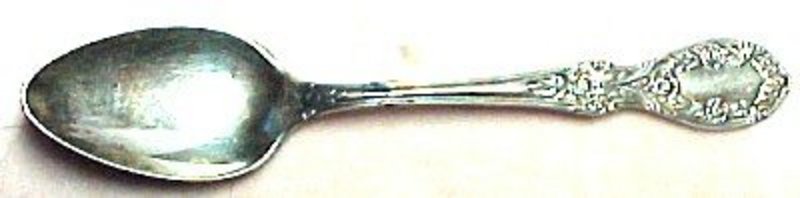 6 STERLING DEMITASSE SPOONS - GORHAM, ETC.